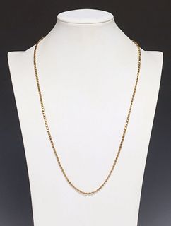 ESTATE 14KT/18KT YELLOW GOLD CHAIN NECKLACE