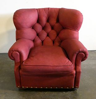 Ralph Lauren Writer's Chair (Leather: Wine)