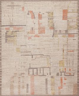 Modern Abstract Area Rug 11 ft 8 in x 9 ft 10 in (3.56 m x 3 m)