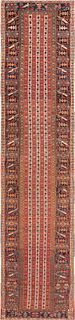 Antique Tribal North West Persian Hallway Runner Rug 15 ft x 3 ft 3 in (4.57 m x 0.99 m)