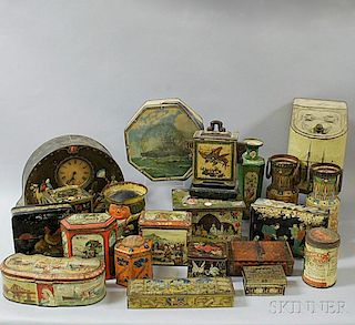 Large Collection of Vintage Advertising Tins