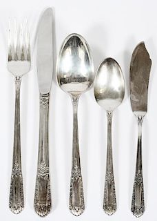 STATE HOUSE STERLING FLATWARE 34 PCS
