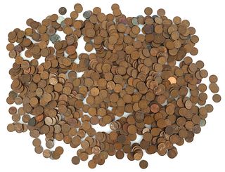US WHEAT CENTS UNSEARCHED - 6 LBS