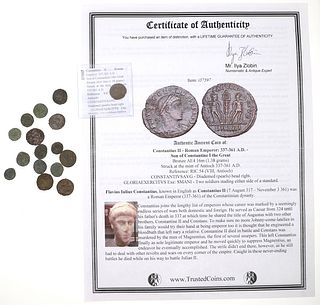 ANCIENT ROMAN BRONZE COINS