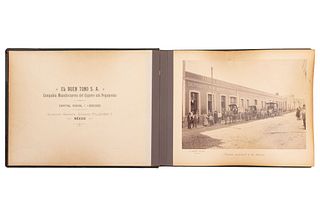 BRIQUET, ABEL. COMPAÑÍA MANUFACTURERA DEL CIGARRO EL BUEN TONO S. A. MÉXICO, Ca. 1910. 20 fotografías albúminas.
