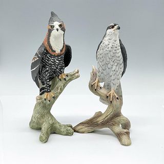 2pc Franklin Mint Figurines, Noble Birds of the World
