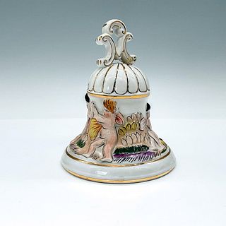 Vintage Capodimonte Style Porcelain Bell