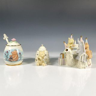 3pc Lenox Winnie the Pooh Porcelain Collectibles