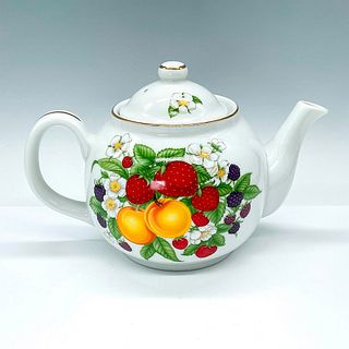 Lenox Porcelain Fruit Decorated Teapot