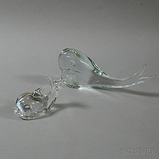 Two Glass Whales