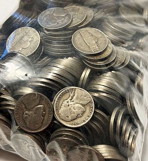 $50 Face Silver World War 2 Nickels (1,000-coins)
