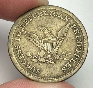 1860 Abraham Lincoln Campaign Medal Dewitt-AL 1859-60