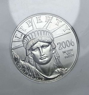Last Minute! Rare 2006 American $50 Eagle .9995 Platinum 1/2 ozt NGC MS70