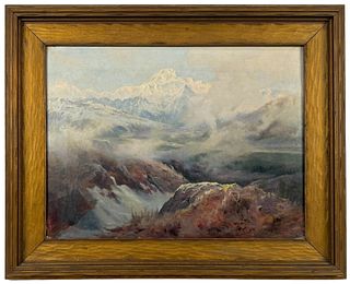 Sydney Laurence 'Mount McKinley' Oil on Canvas