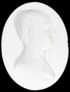 CONTINENTAL MARBLE PROFILE MEDALLION 1779