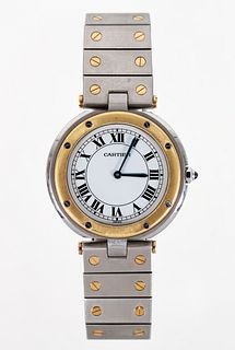 Ladies Cartier Santos Vendome Quartz Wristwatch