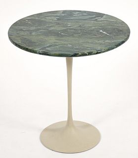Eero Saarinen Tulip Side Table with Custom Marble Top