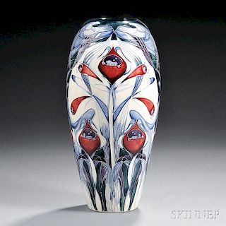 Modern Moorcroft Pottery Vase