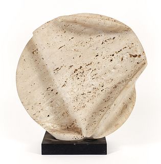 Henry Bursztynowicz marble Splitting Disc II, 1983