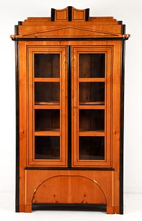 19th Century Biedermeier Cabinet w/ Hidden Drawer 
