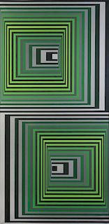 Victor Vasarely, (French/Hungarian, 1906-1997), Vepar, 1984