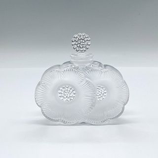 Lalique Glass Perfume Bottle, Deux Fleurs