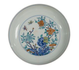 Chinese Porcelain Shallow Bowl