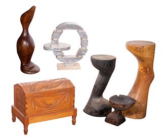 Kenneth Nelson (American, 1932-2022) Wood Sculpture Assortment