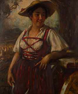 Carl Kricheldorf (German, 1863-1934) Oil on Canvas