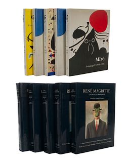 Magritte and Miro Book Assortment