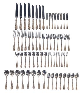 Stieff Repousse Sterling Silver Flatware