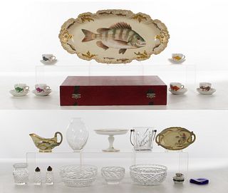 Porcelain and Crystal Assortment