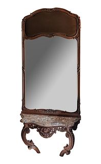 French Louis XV Style Pier Mirror