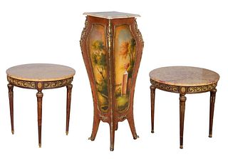French Louis XV Style Lamp Tables