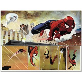 Marvel Comics "The Amazing Spider Man #584" Numbered Limited Edition Giclee on Canvas by John Romita Jr. with COA.