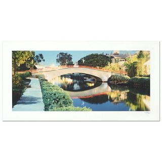 Robert Sheer, "Spirit Gondoliers at the Venice Canals, CA" Limited Edition Single Exposure Photograph, Numbered and Hand Signed with Certificate of Au