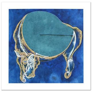 Lu Hong, "Taurus" Limited Edition Giclee, Numbered and Hand Signed with COA.