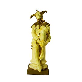 Royal Doulton Vellum Glaze Figurine Jester