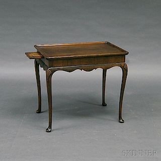 Queen Anne-style Walnut Tea Table