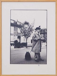 MICHAEL COOPER (1941-1973): RENÉ MAGRITTE WITH HIS DOG