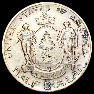 1920 Maine Half Dollar CHOICE AU