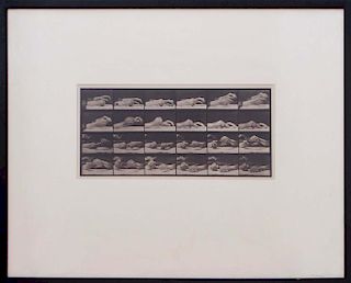 EADWEARD MUYBRIDGE (1830-1904): MOVEMENT OF THE HAND, HAND CHANGING PENCIL, FROM ANIMAL LOCOMOTION (PLATE 536)