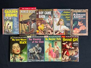 Collection Of 9 Vintage Collectible Paperback Books From 1946 to 1961