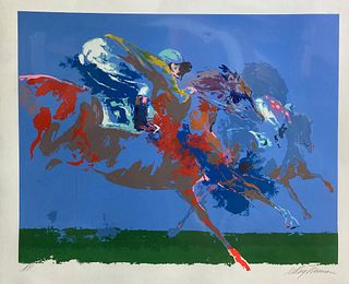 Leroy Neiman - In the Stretch