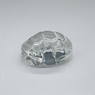 Steuben Glass Crystal Tortoise Hand Cooler