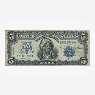  1899 Series $5 Blue Seal Silver Certificate