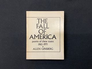 The Fall of America Poems of These States 1965 1971 Allen Ginsberg