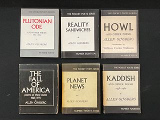 6 Allen Ginsberg Pocket Poet Series