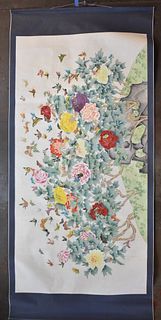 BUTTERFLY RICE PAPER WALL HANGING
