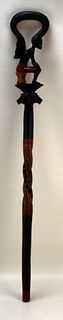 AFRICAN HANDCRAFTED WALKING CANE
